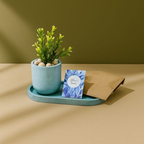 Buffindia EcoBloom Oval DIY Planter Kit