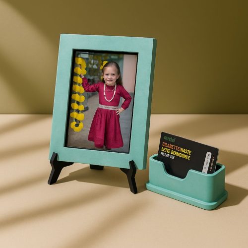 Memoir Desk Duo (Desk Photo Frame and Visiting Card Holder)